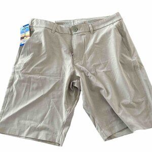Hang Ten Chino Shorts Mens 36- 11" Stretch Lightweight Quick Dry Hybrid Casual